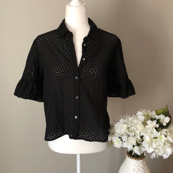 Madewell Tops - 🌷 Madewell peplum sleeved top